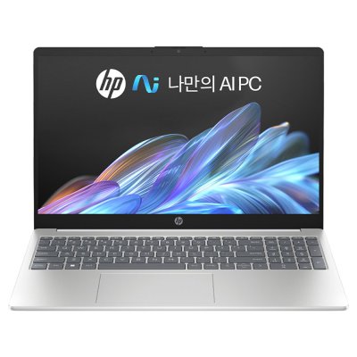 HP 2024 자비스 AI 노트북 15.6 코어 울트라 5-125H 인텔 14세대, NaturalSilver, 512GB, 16GB, WIN11 Home, 15-fd1029TU