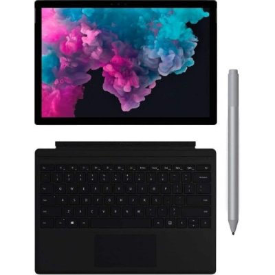 Microsoft Surface Pro 6 123인치 2736x1824 PixelSense 10포인트 터치 디스플레이 태블릿 PC타이핑 커버 및 펜 포함 Intel Quad C