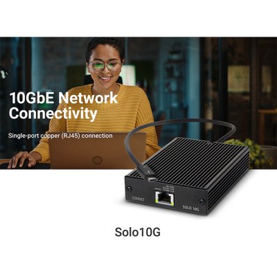 Sonnet Solo 10G 썬더볼트3 SFP 10 솔로 에디션 SONNET 어댑터SFP