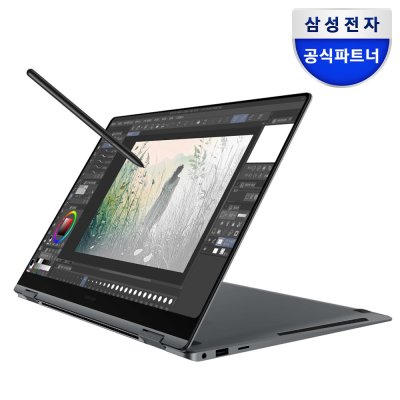 삼성전자 갤럭시북5 프로 360 NT960QHA-K71A 인텔 울트라7 고해상도 16인치 AI 코파일럿+ S펜 드로잉 2in1 노트북, 갤럭시북5 프로 360, WIN11 Home, 16GB, 512GB, 그레이