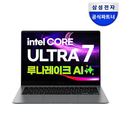 삼성전자 갤럭시북5 프로 NT940XHA-K71AR 인텔 울트라7 AI 셀렉트 터치스크린 사무용 고사양 영상편집 대학생 윈도우11 노트북, NT940XHA-K71AR, WIN11 Home, 32GB, 1TB, 그레이